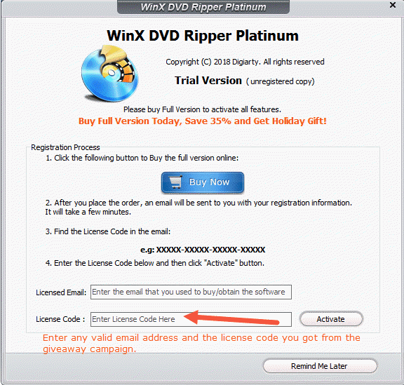 winx dvd ripper platinum license code 2020